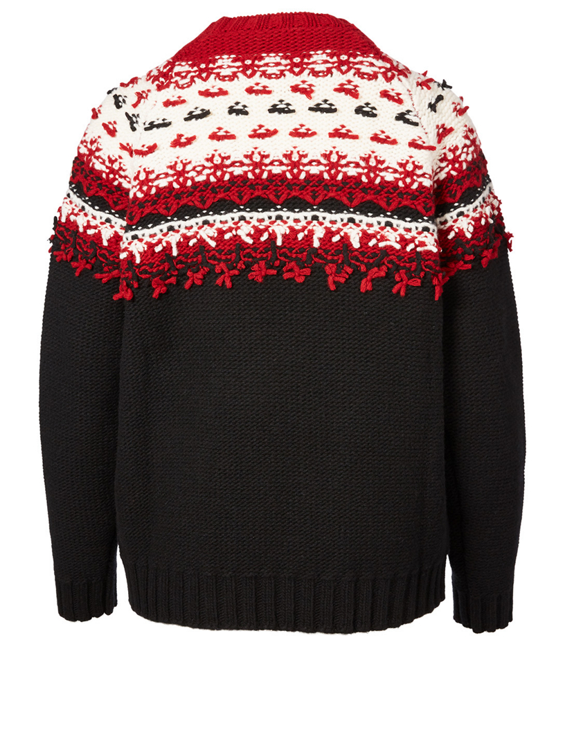 Wool Embroidered Sweater