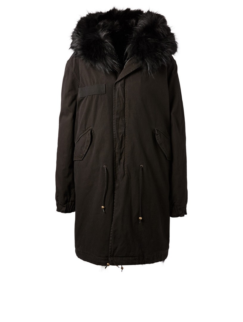 Long Parka With Fur