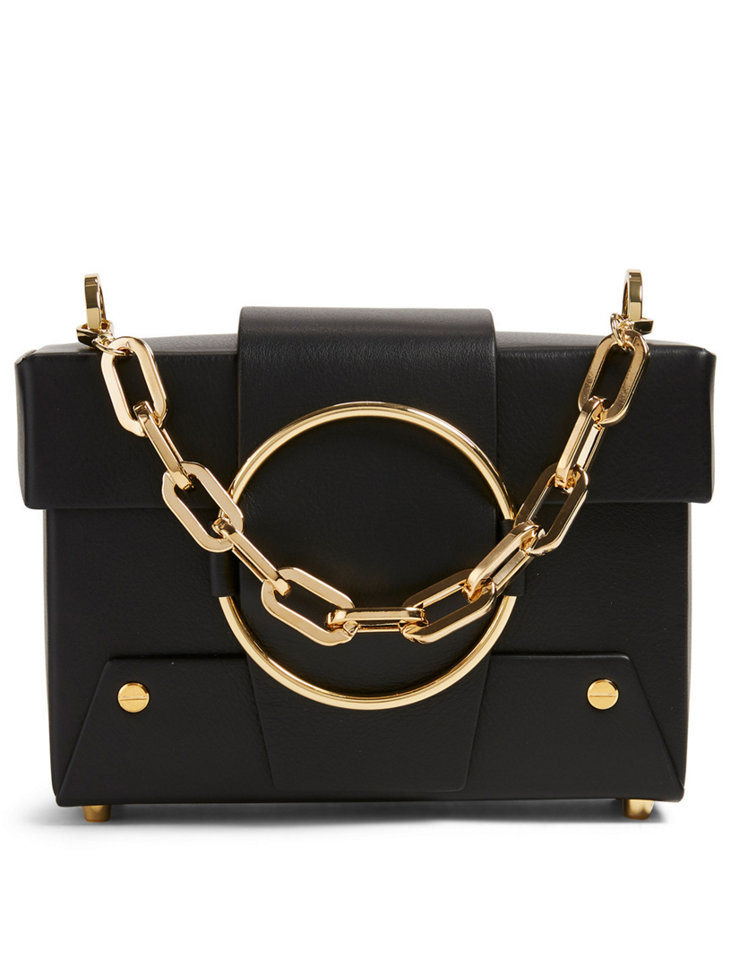 YUZEFI Asher Box Chain Top Handle Leather Crossbody Bag Holt Renfrew