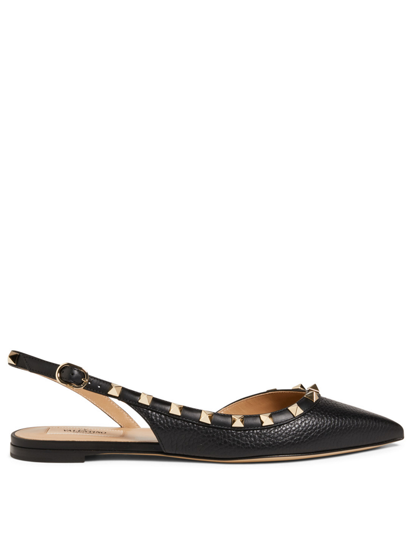 Valentino rockstud 2024 slingback flat