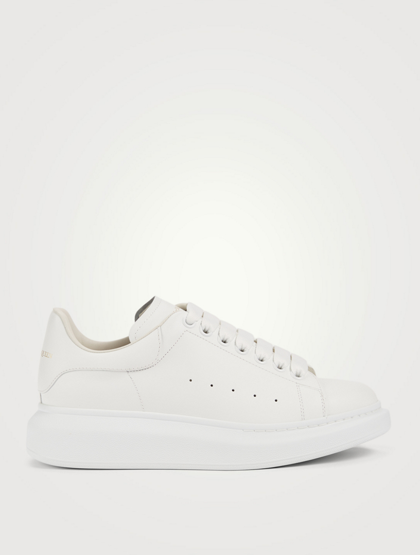 ALEXANDER MCQUEEN Oversized Leather Sneakers | Holt Renfrew