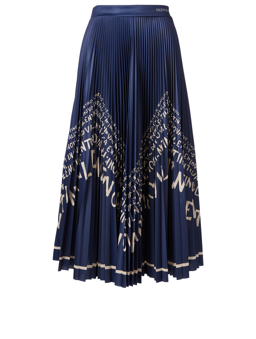 Valentino shop pleated skirt