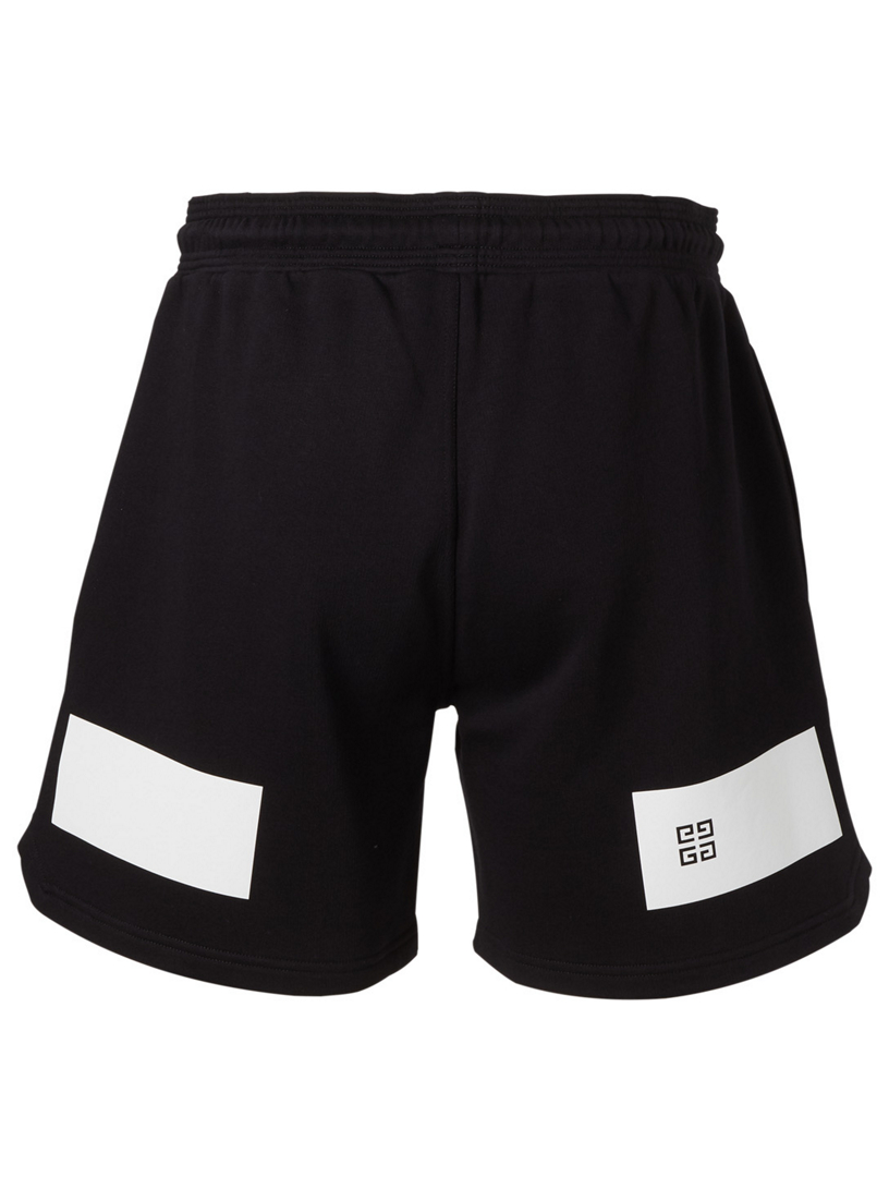 Drawstring Shorts With Reflective Trim