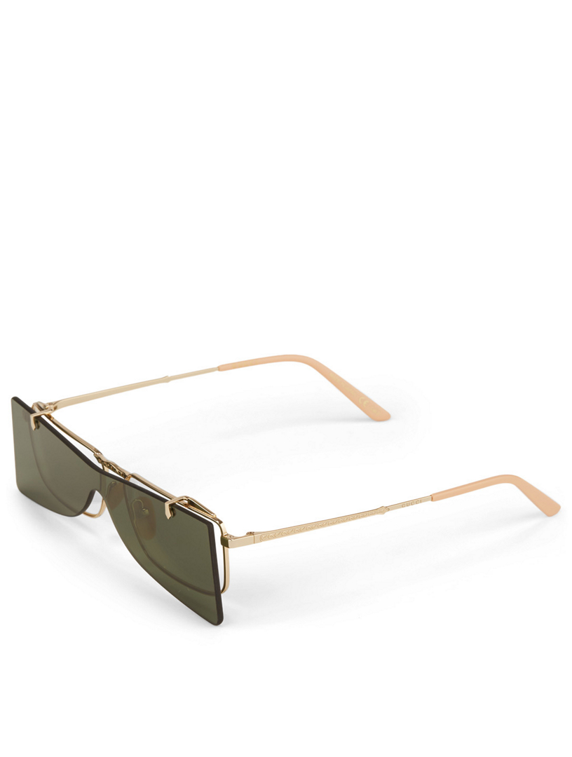 Gucci visor sunglasses clearance
