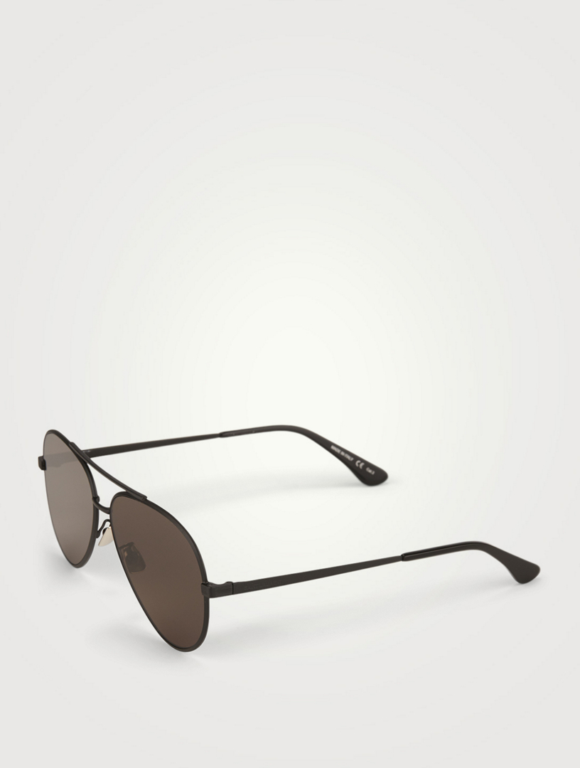 SAINT LAURENT Classic 11 Zero Aviator Sunglasses Holt Renfrew