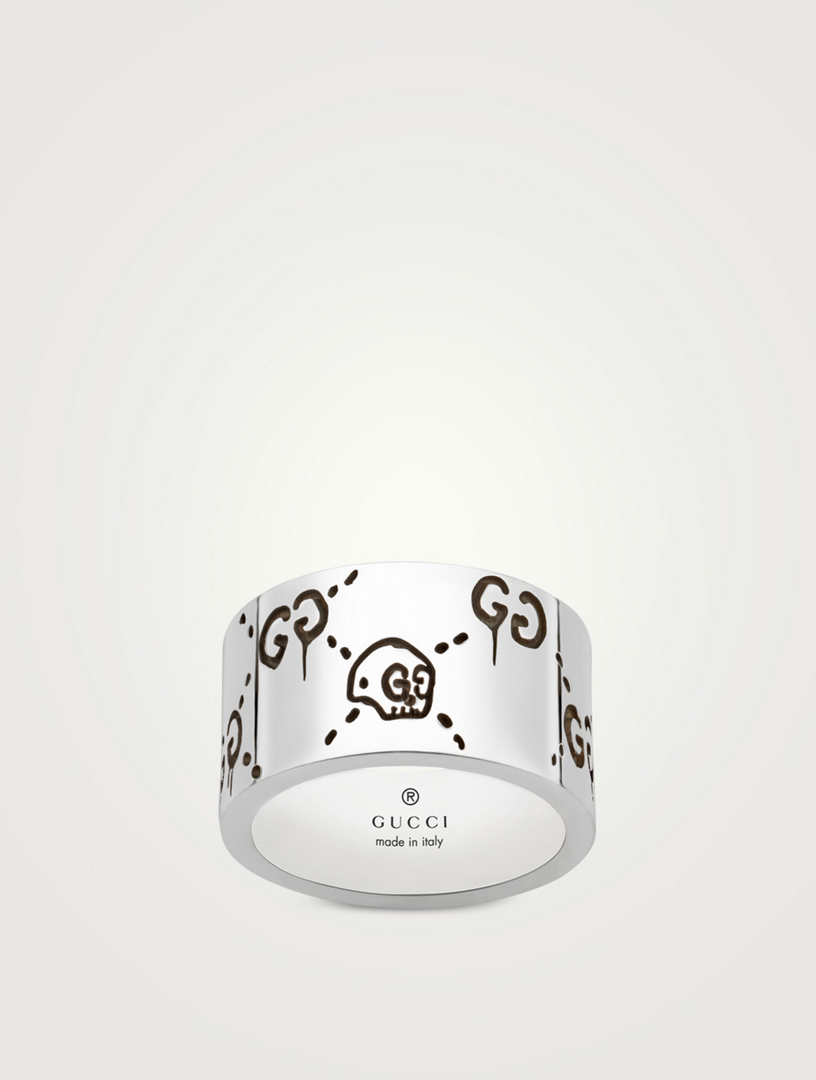 GucciGhost Sterling Silver Ring