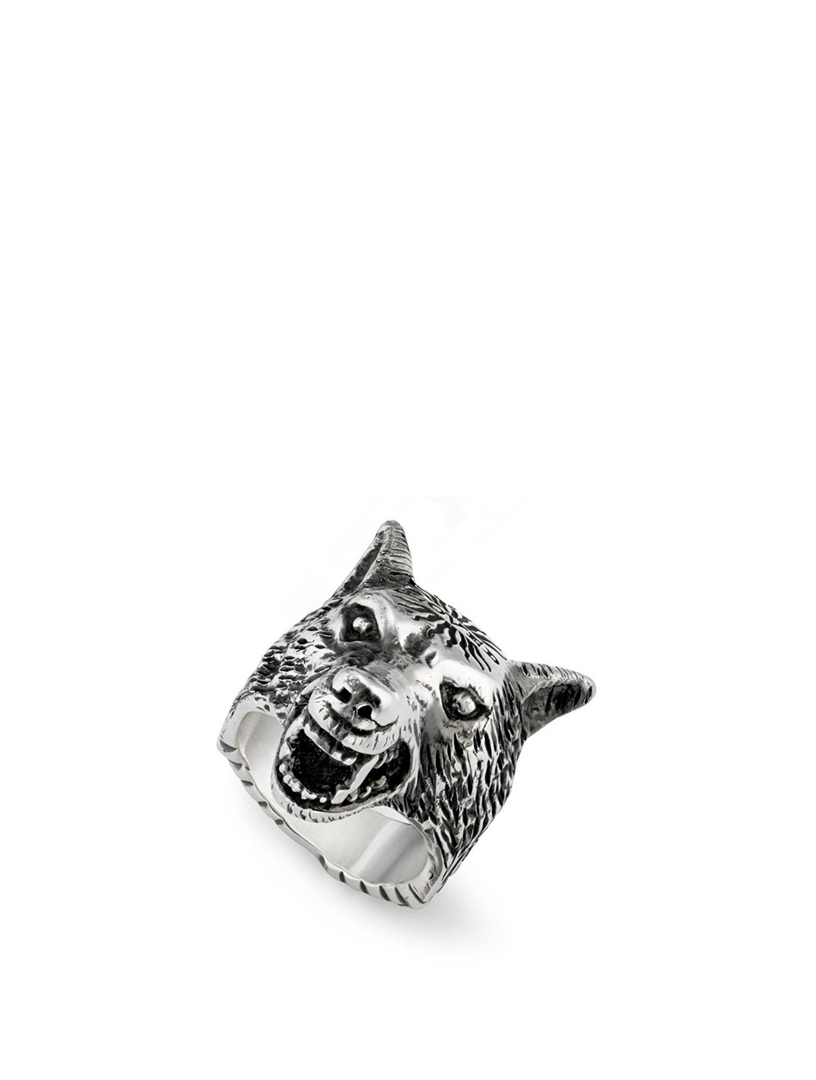 Gucci anger forest wolf on sale ring