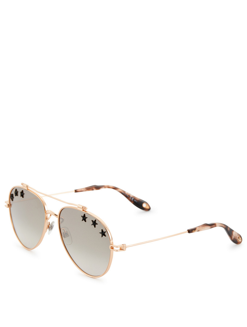 Aviator sunglasses shop with stars