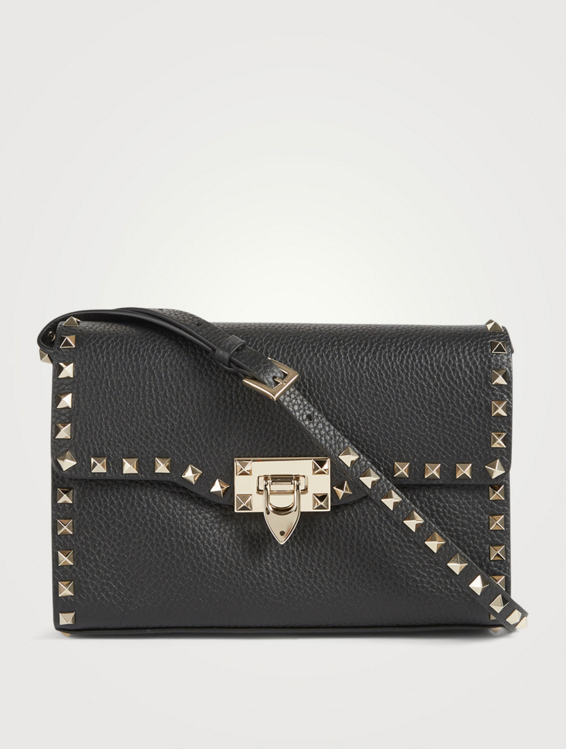 VALENTINO GARAVANI Medium Rockstud Leather Crossbody Bag | Holt Renfrew