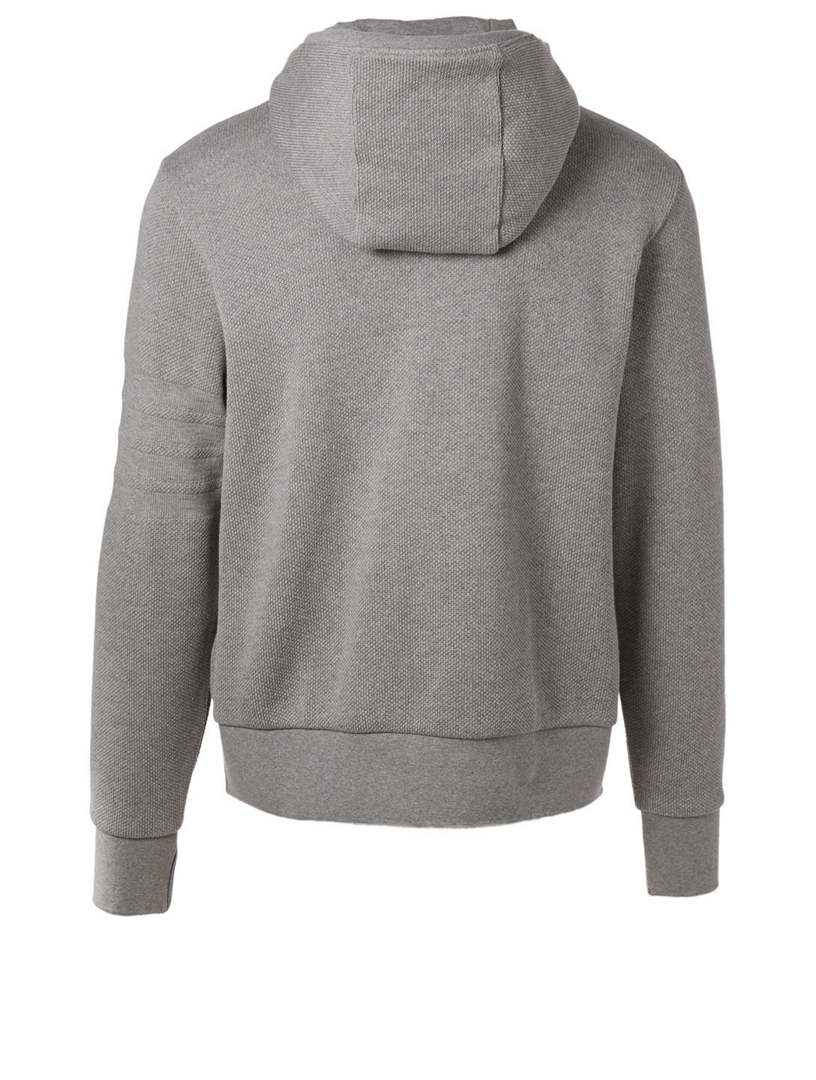Four Bar Honeycomb Piqué Hoodie