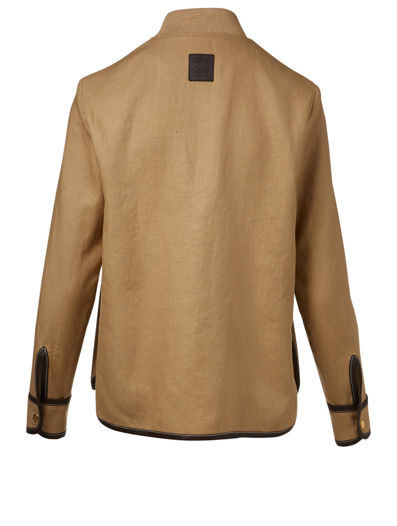 Saharienne Linen-Blend Jacket