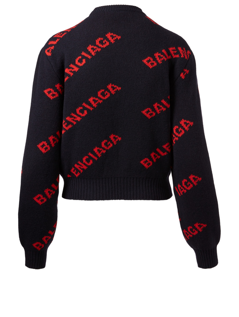 Balenciaga jacquard sweater online