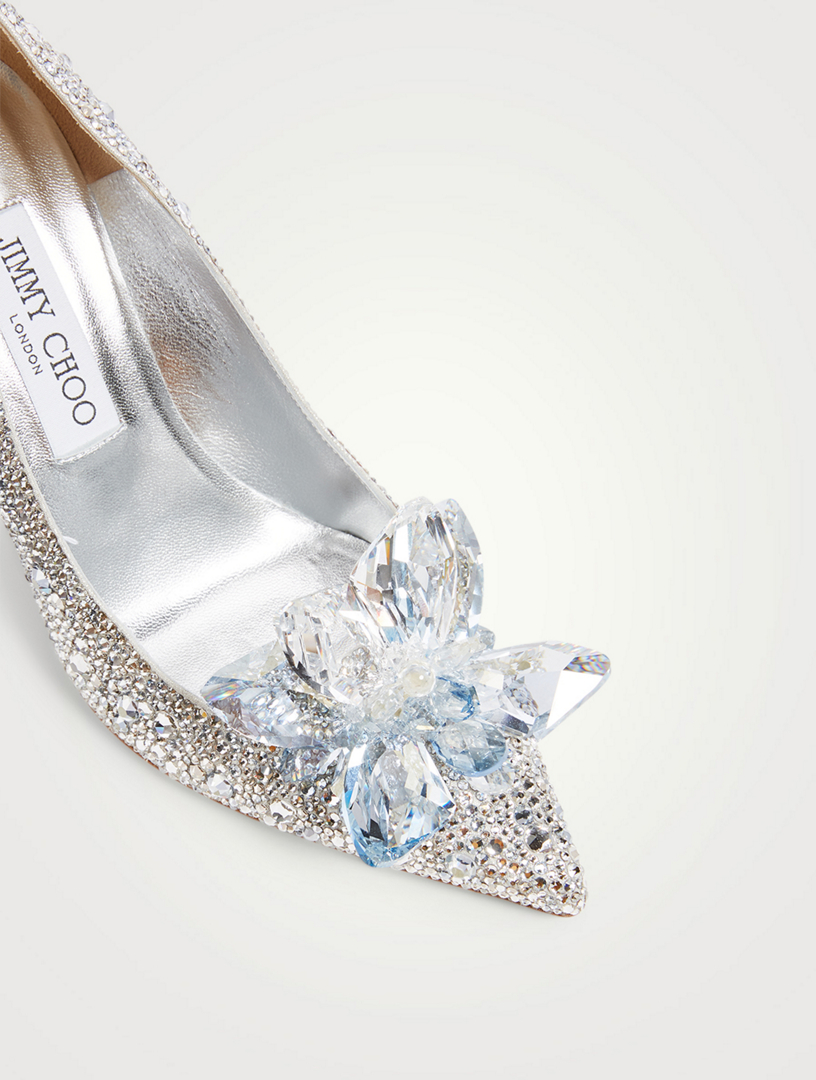 Jimmy choo crystal on sale shoes