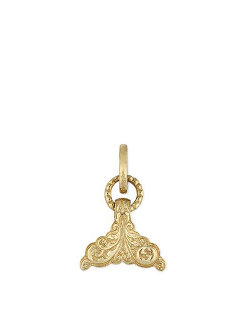 18K Gold Tail Fin Charm