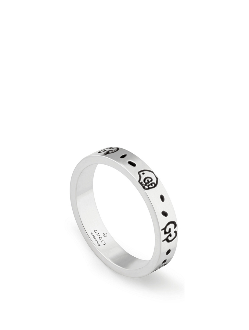 GucciGhost Sterling Silver Ring