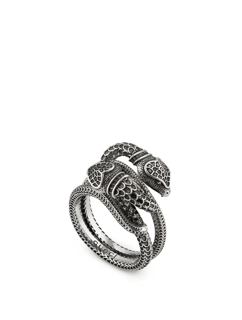 GUCCI Bague serpent Ouroboros en argent sterling Holt Renfrew