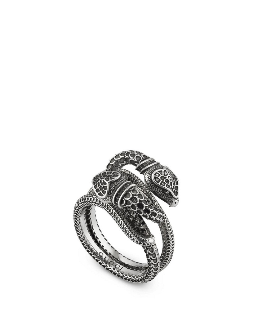 Ouroboros Sterling Silver Snake Ring