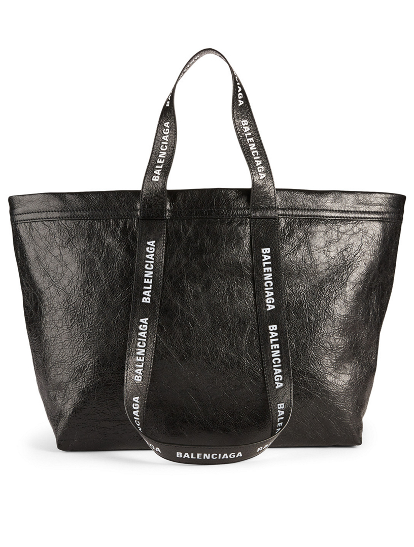 BALENCIAGA｜TOTEBAGS (751521 1VG9Y 9104) Balenciaga Black Leather Le Cagole Tote Bag 751521 1VG9Y