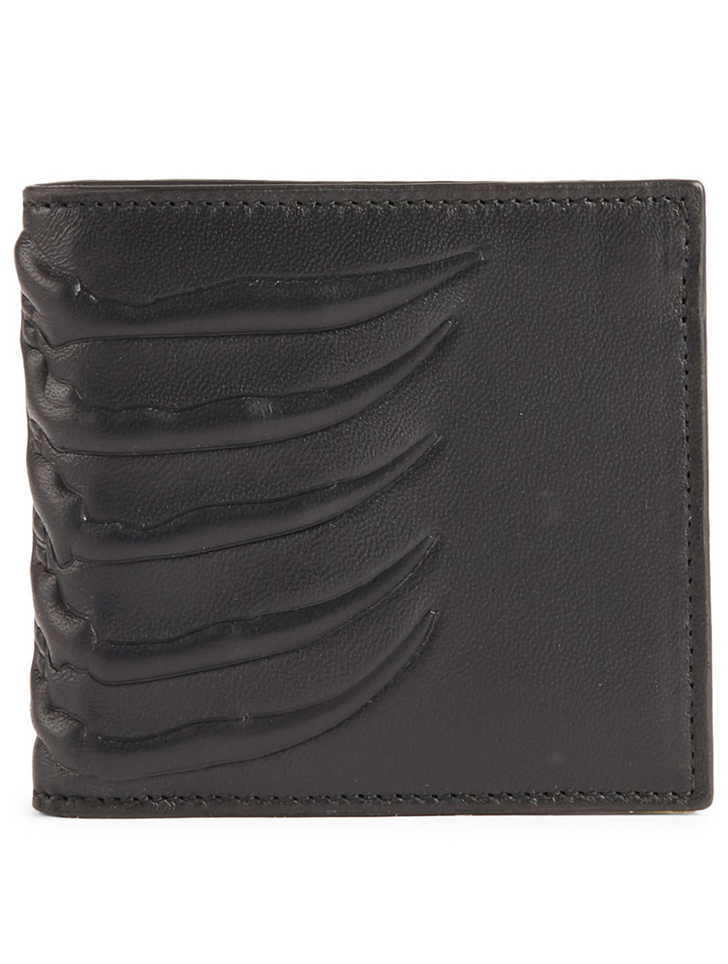 Alexander mcqueen on sale rib cage wallet