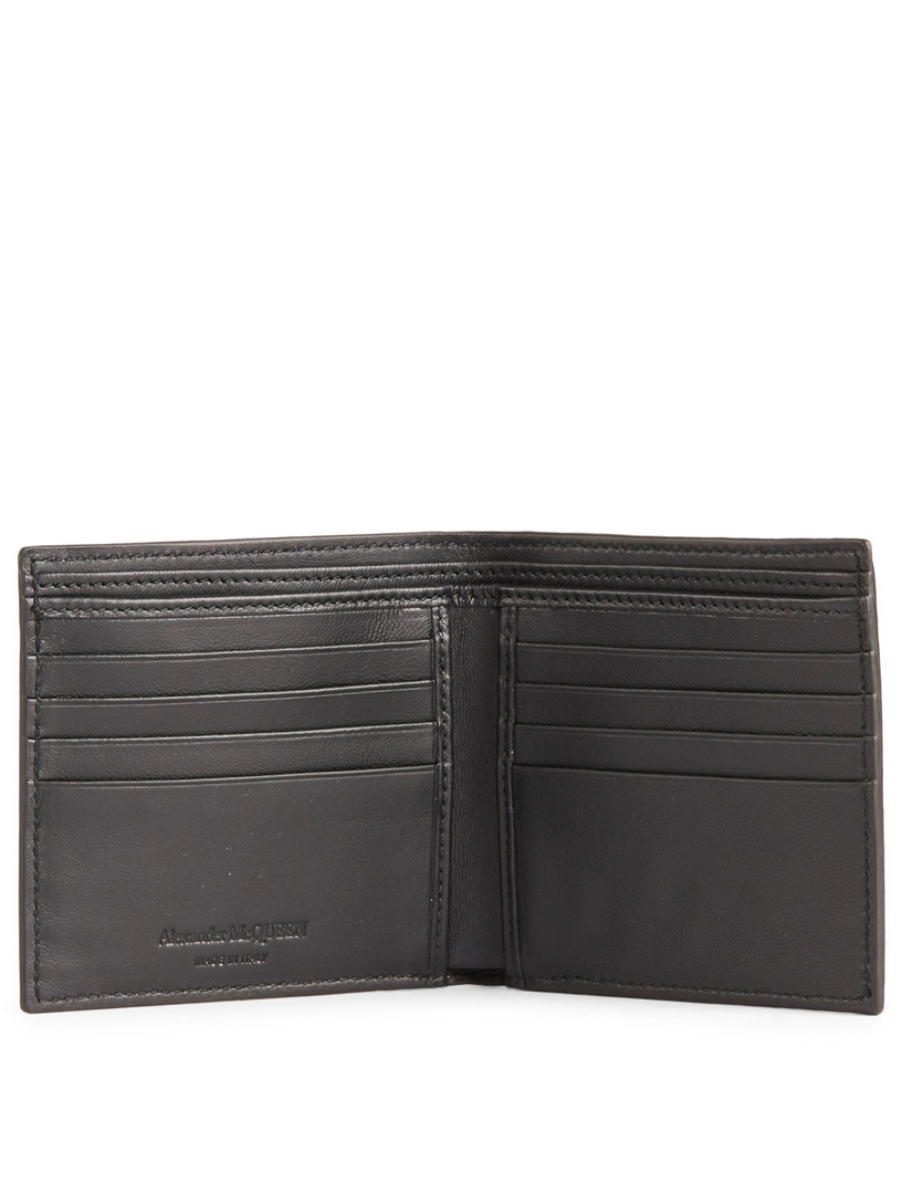 ALEXANDER MCQUEEN  ブラックレザーウォレット Gifts for him: wallets