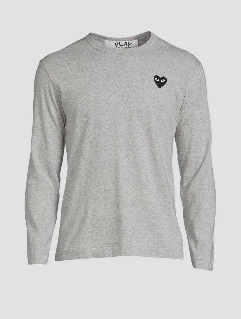 COMME DES GARÇONS PLAY Heart Long Sleeve T-Shirt | Holt Renfrew