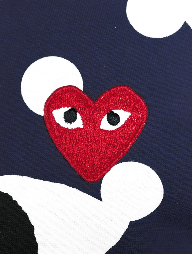 COMME DES GARÇONS PLAY Polka Dot Heart Graphic T-Shirt | Holt Renfrew