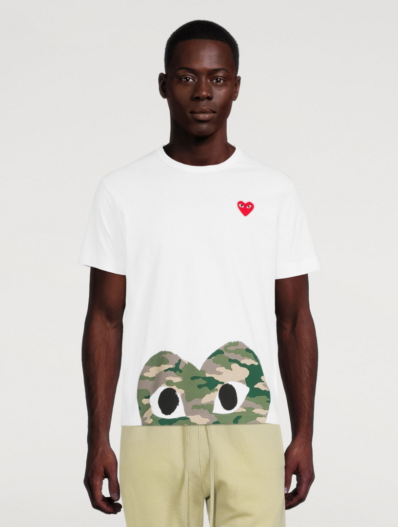 Comme des garcons 2024 camo t shirt