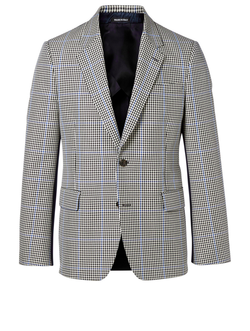 Panelled Blazer Check