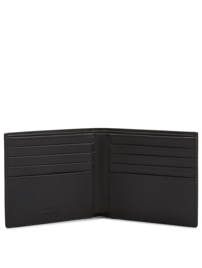 Saffiano Leather Logo Wallet