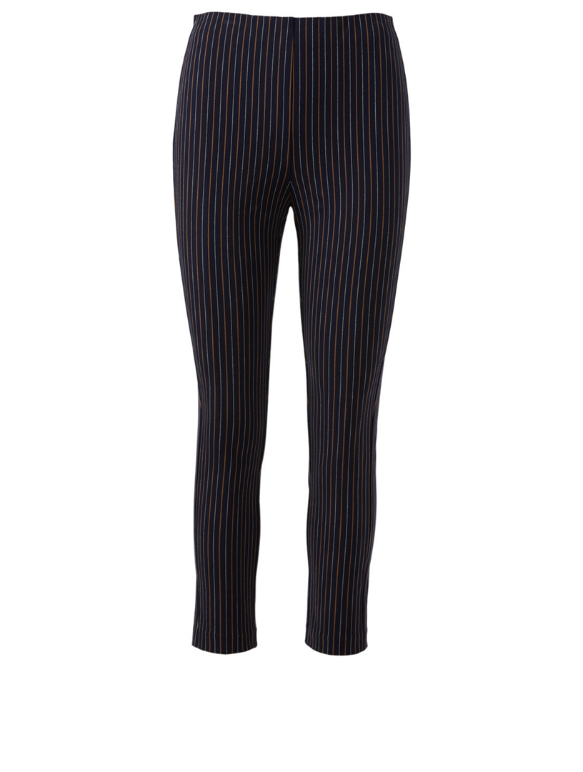 DEREK LAM 10 CROSBY Sullivan Leggings In Stripe