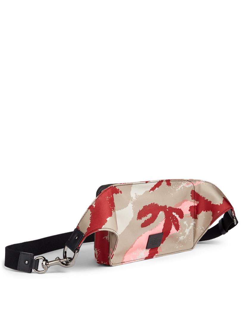 Nylon Belt Bag In Camo Print