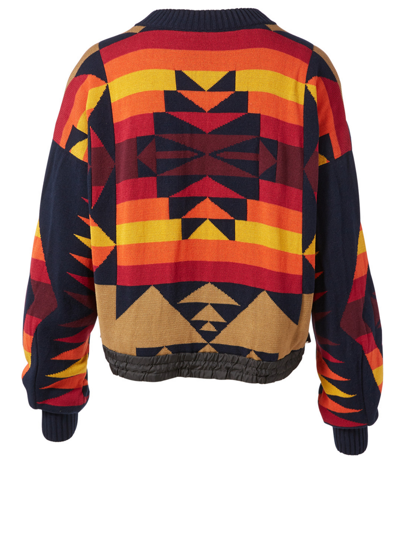 Sacai x hotsell Pendleton Printed Sweater