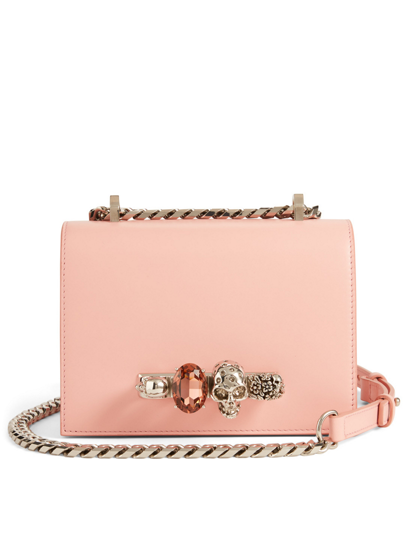 Small Leather Jewel Bag