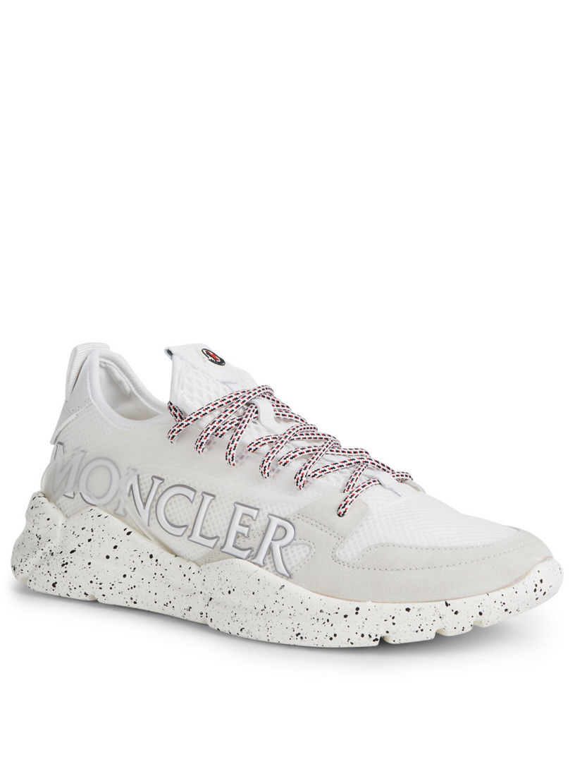 MONCLER Anakin Suede And Mesh Sneakers Holt Renfrew