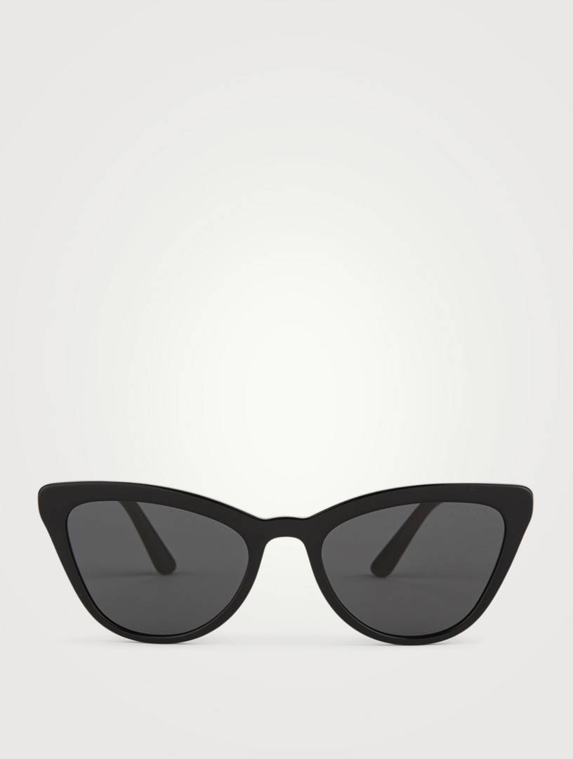 Prada black cat eye hot sale glasses