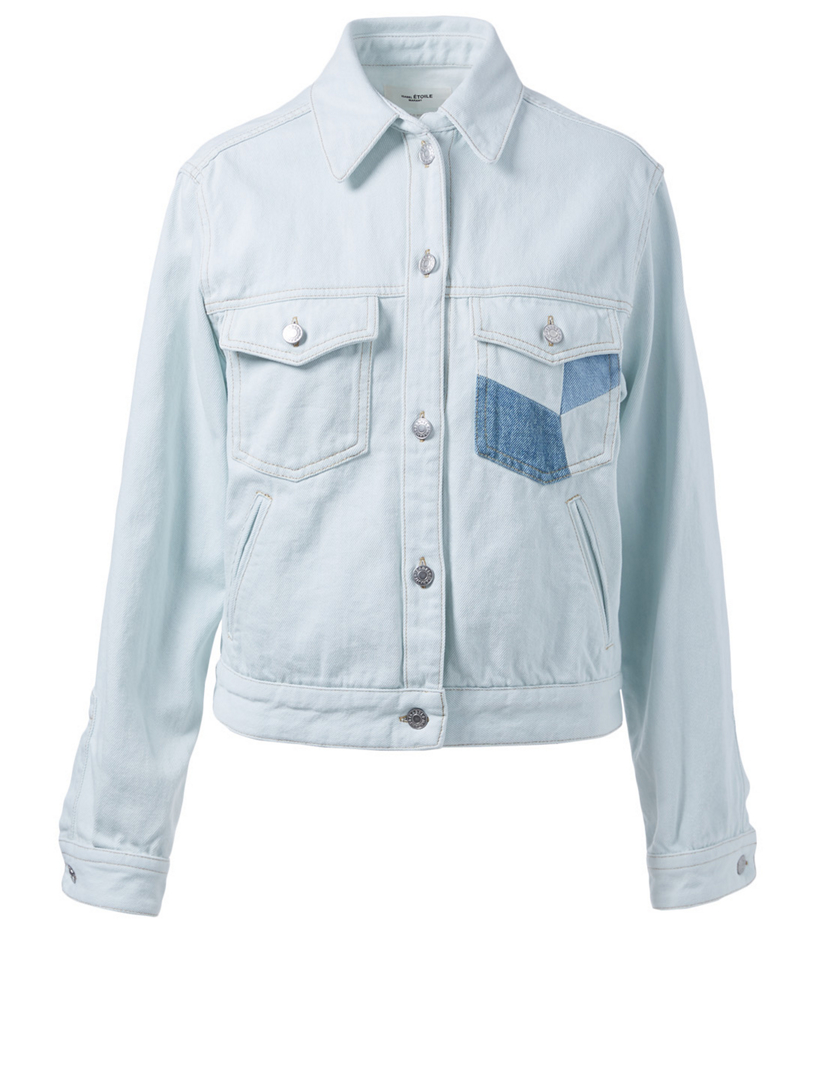 ISABEL MARANT ETOILE Lindya Patchwork Denim Jacket Holt Renfrew