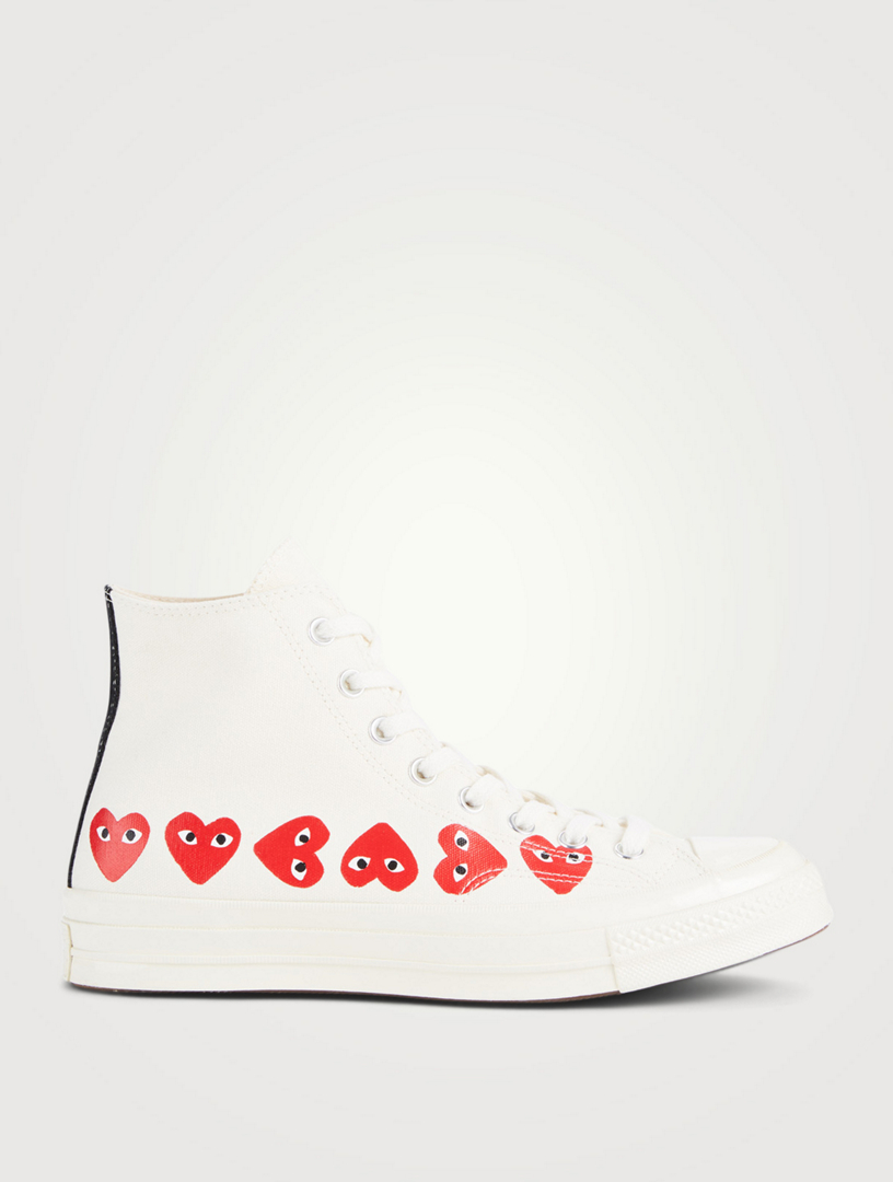 CONVERSE X CDG PLAY Chuck Taylor 70 High Top Sneakers