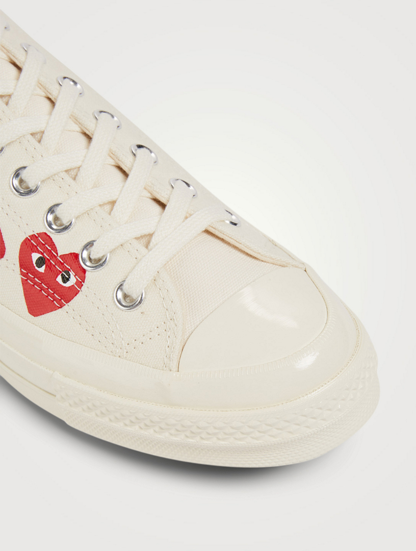 Converse cdg best sale low white