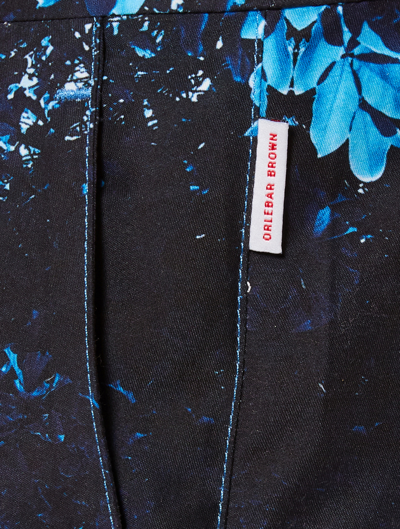 Bulldog Blue View Mid-Length Swim Shorts