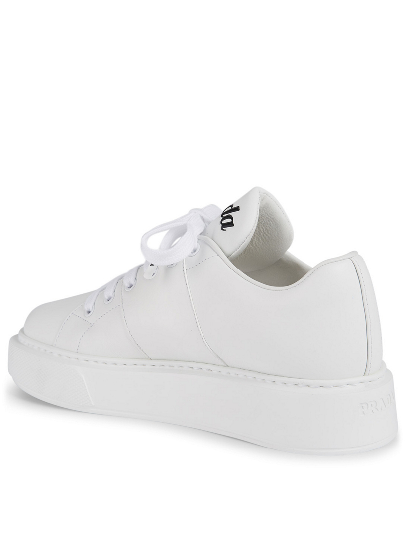 Leather Platform Sneakers