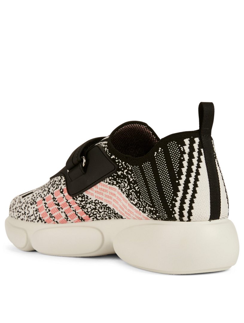 Prada stretch knit on sale sneakers