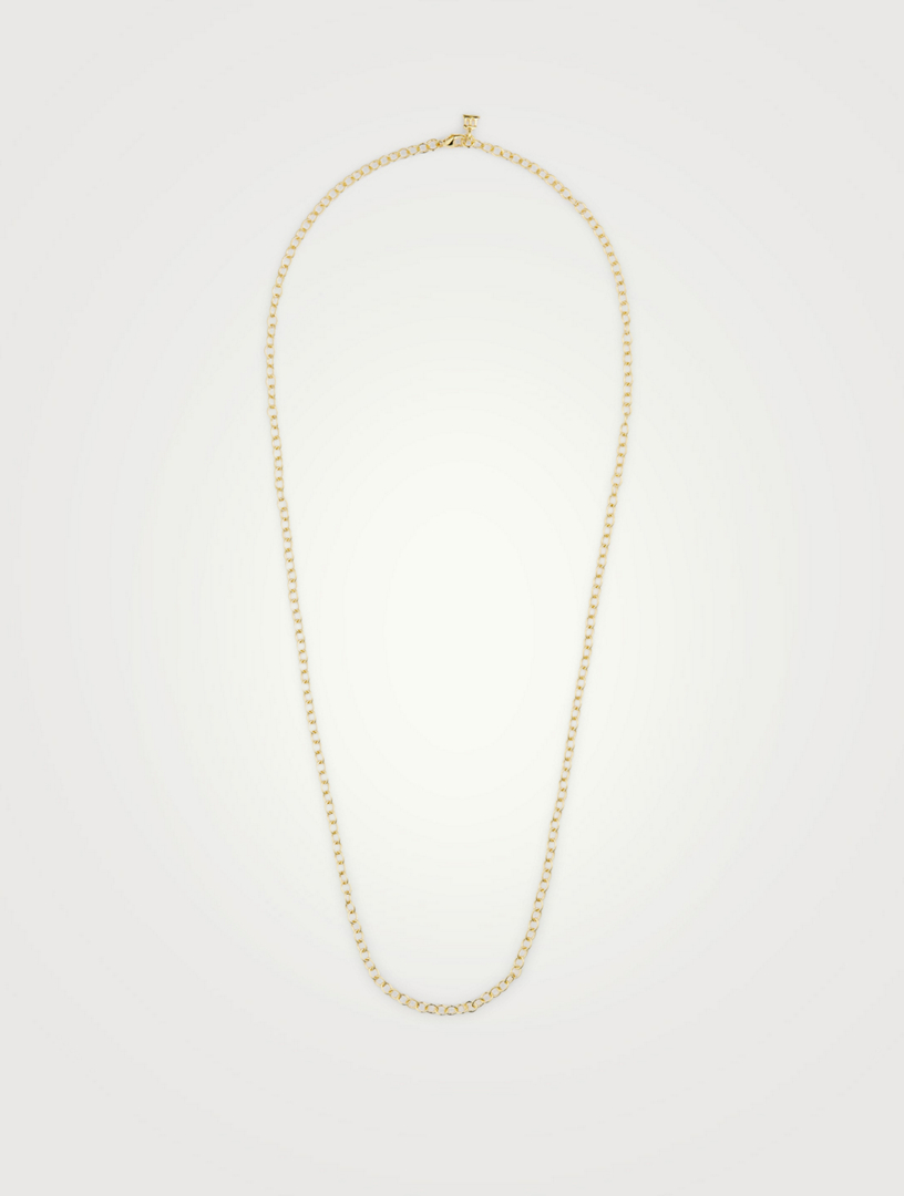 18K Gold Extra Small Oval Chain