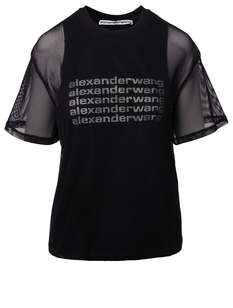 Alexander Wang semi-sheer Mesh Top - Farfetch