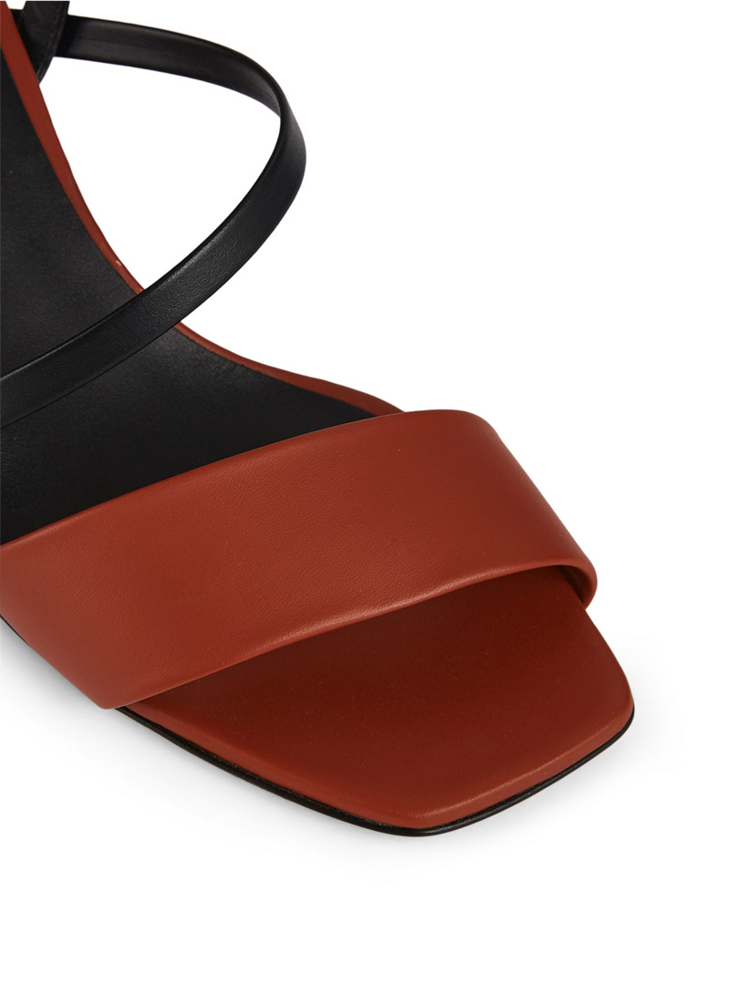 Latouria Leather Heeled Sandals