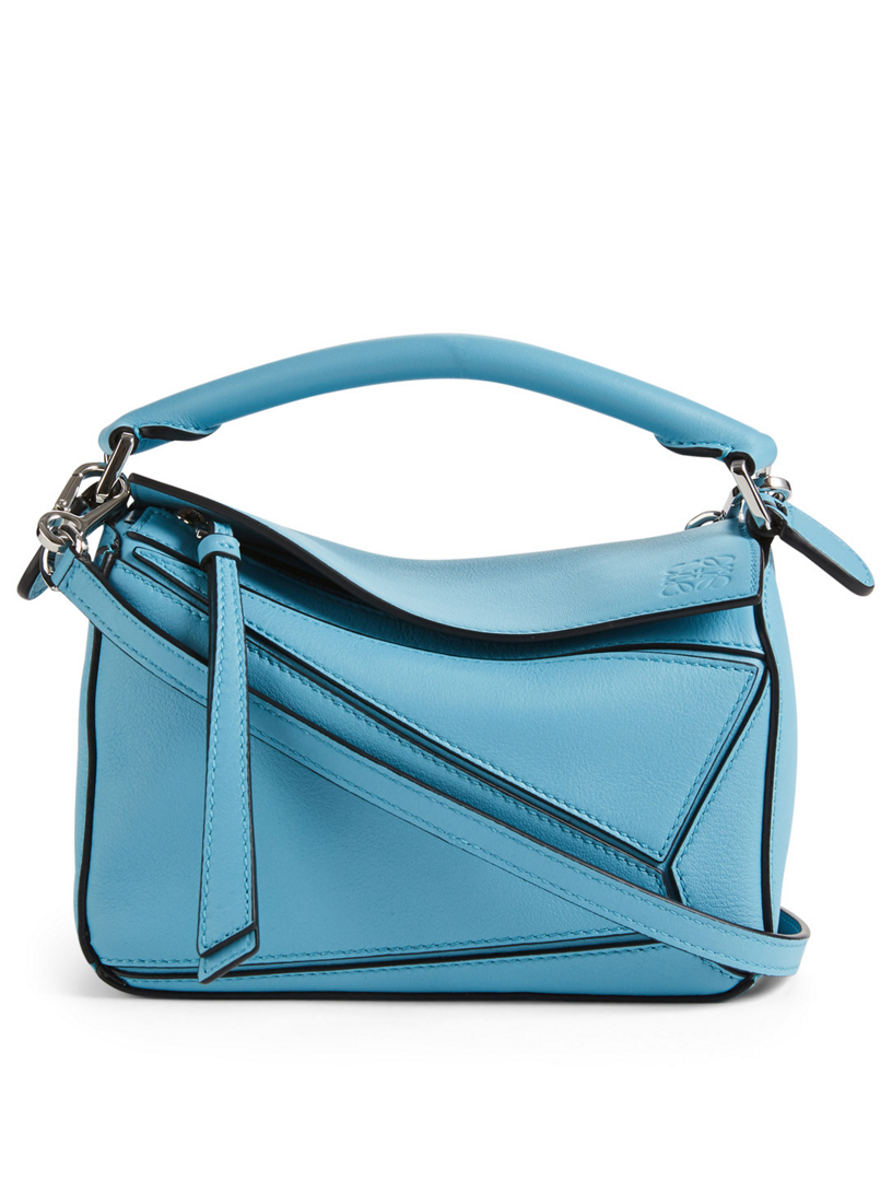 Mini Puzzle Leather Crossbody Bag