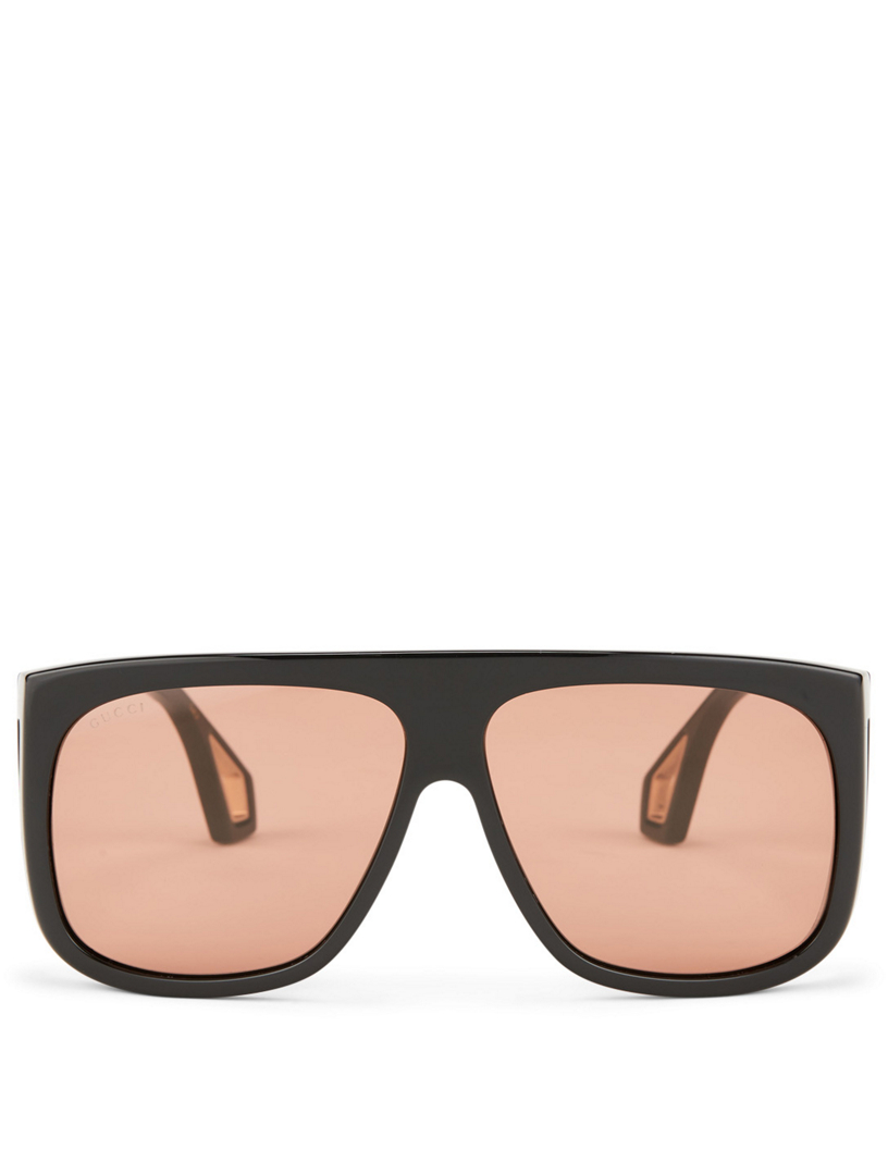 Square Sunglasses With Blinkers