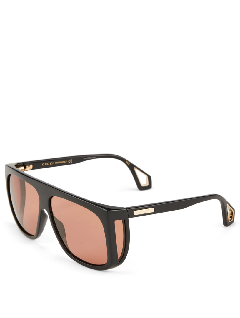 Square Sunglasses With Blinkers