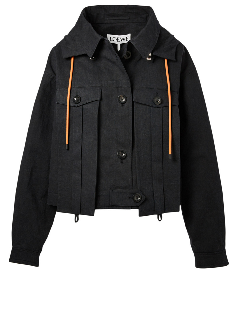 Linen Hooded Jacket
