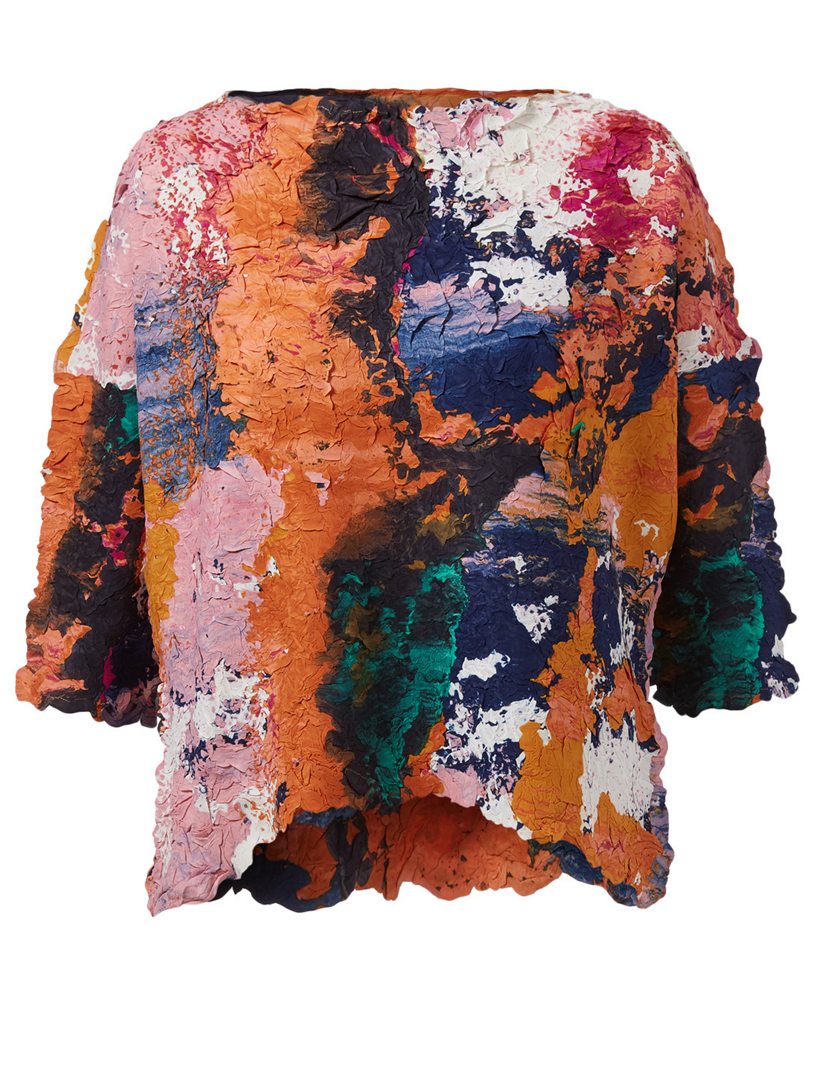 Paint Crush Long Sleeve Top
