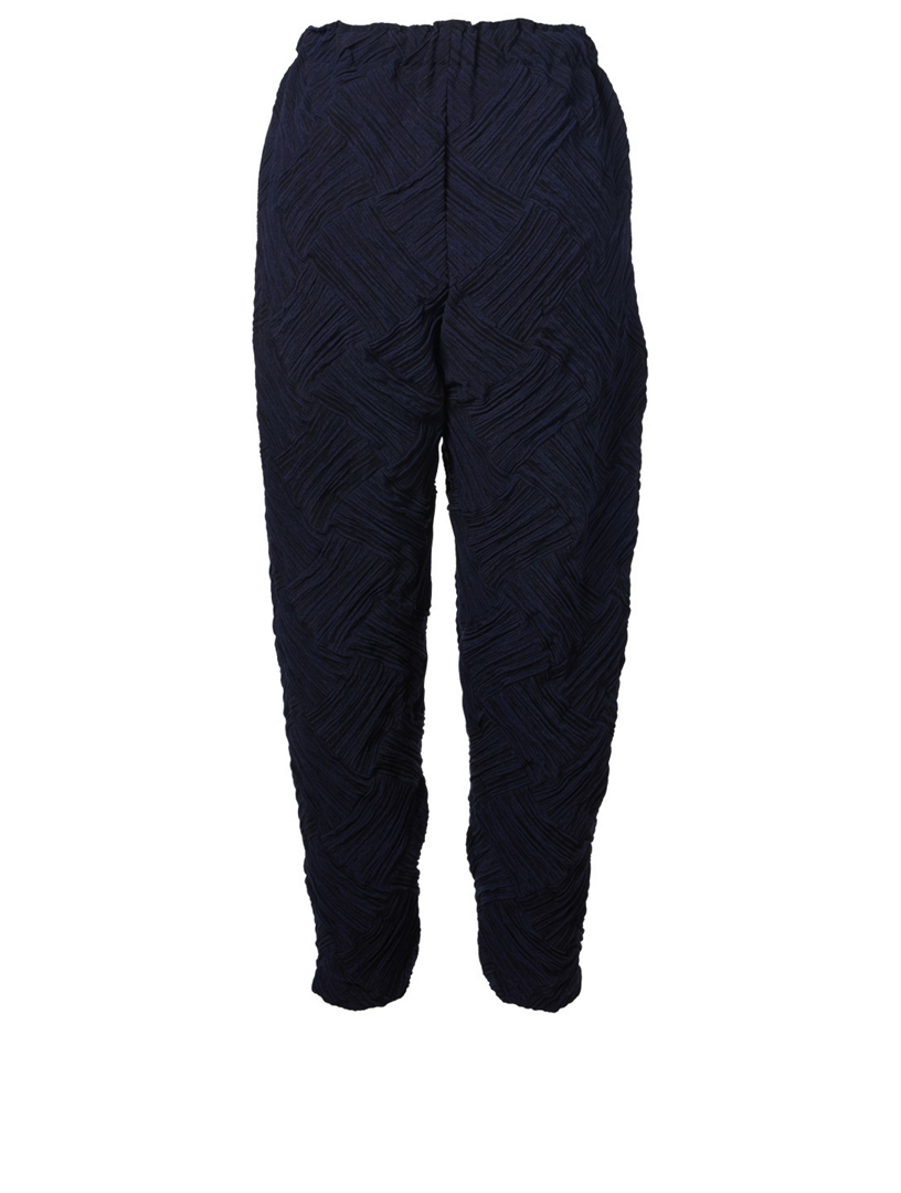 Cross Stroke Slim Pants